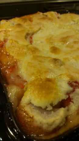 Fresh Strawberry Cobbler Cake. Photo by WorkNMomma