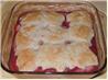 Fresh Strawberry Cobbler Cake