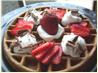 Chocolate Strawberry Waffles. Recipe by ~Bliss~