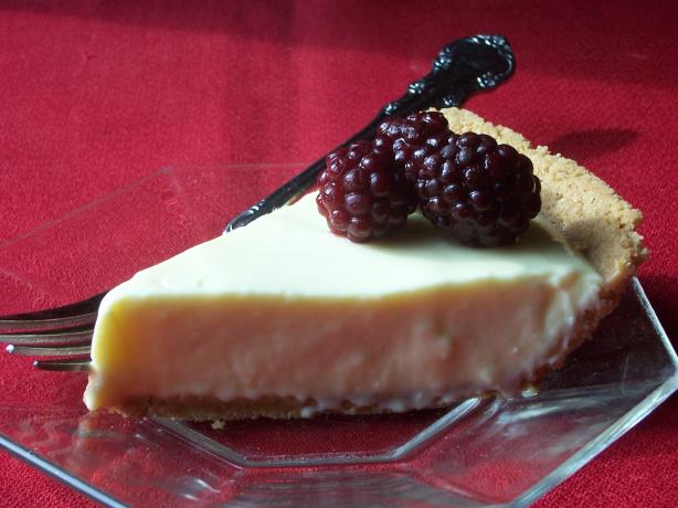 Lemon Cream Cheese Pie with Berries. Photo by alligirl
