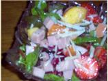 Ham and Fruit Salad. Photo by Marlitt