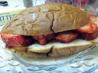 Fresh Strawberry Sandwich
