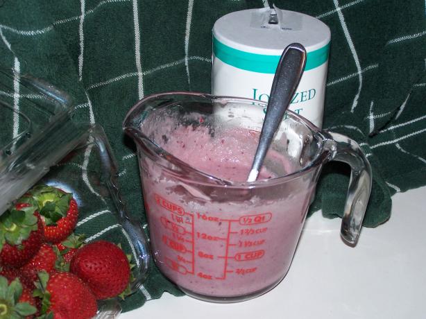 Strawberry Salt Scrub. Photo by Chef Jean
