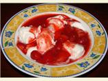 Warm Strawberries in Strawberry Sauce for Ice Cream