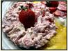 Blended Strawberry Fruit Dip. Recipe by Dine & Dish