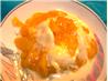 Creamy Peach Freeze. Recipe by Dine & Dish