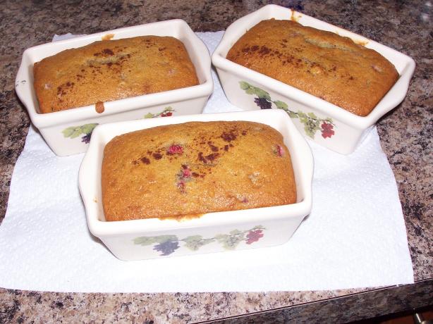 Strawberry Mini Loaf Bread. Photo by CaughtCookingBug