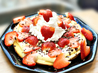Strawberry-Topped Puffy Pancake With Creamy Orange Filling. Recipe by lauralie41