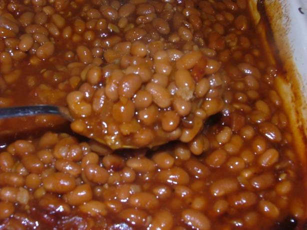 Root Beer Baked Beans. Photo by Lvs2Cook