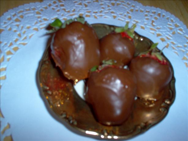 Injected Chocolate Covered Strawberries With Grand Marnier. Photo by Marlitt