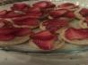 Strawberry  Custard Cream Pie. Recipe by Marie