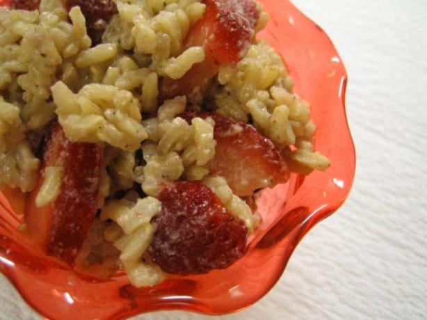 Strawberry Rice Pudding. Photo by brokenburner
