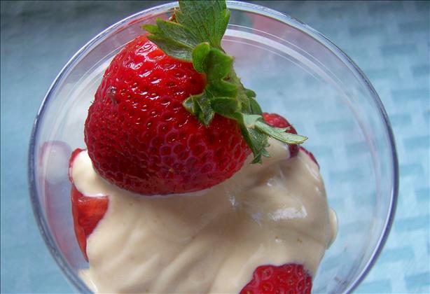 Strawberries Romanoff. Photo by lazyme