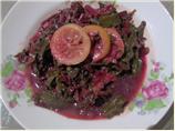 Bitter Lemon, Honey & Sweet Simmered Greens