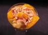Microwaved Apples With Orange and Strawberry Sauce