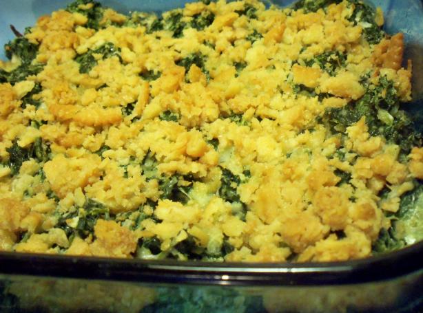 Lady Bird Johnson's Spinach Casserole. Photo by *Parsley*