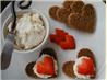 Horseradish Cheese Spread With Strawberries. Recipe by Ducky
