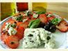 Strawberry Salad With Olives, Blue Cheese and Balsamic Vinegar