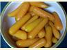 Maple Syrup Glazed Baby Carrots. Recipe by Kittencalskitchen