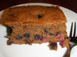 Spicy Molasses Blueberry Cake