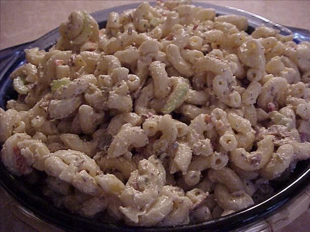 Creamy Macaroni Salad. Photo by RecipeNut