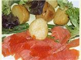 Smoked Salmon and Caviar Salad