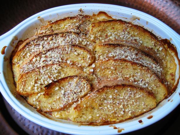 Easy Amaretto Bread Pudding. Photo by gailanng