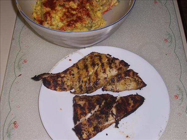 Ww 7 Points - Red Lobster Lemon-Pepper Grilled Mahi-Mahi. Photo by Chef Booshman