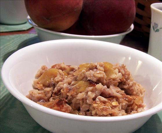 Peaches 'n' Cream Casserole. Photo by PaulaG