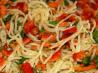 Somen Noodle Salad With Ginger-Cilantro Dressing. Recipe by Cookgirl