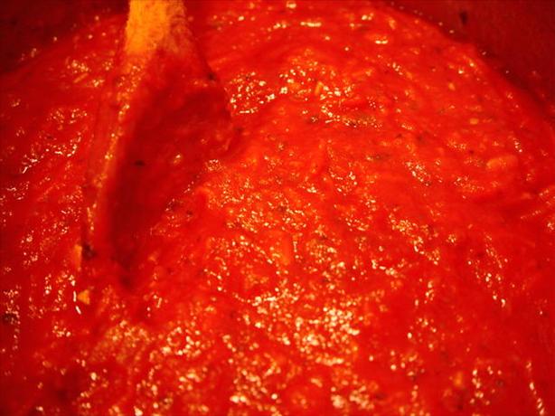 Bev's Own Tomato Sauce. Photo by Bev