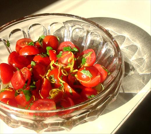 Tomato Salad With Lemon and Cilantro. Photo by Bergy
