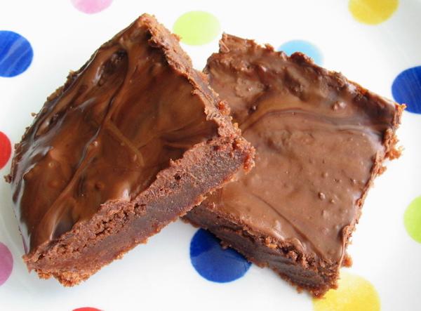 Creamy Peanut Butter Brownies. Photo by flower7