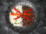 Spanish Cristianos Y Moros ( Beans and Rice Sidedish)