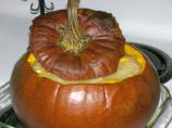 Peter Pumpkin Eater's Stuffed Pumpkin Soup. Photo by Whisper