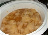 Pears and Pineapple Poached in Amaretto (Crock Pot)