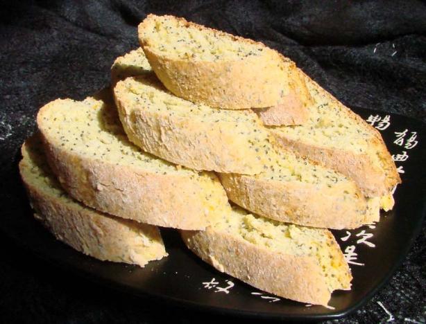 Orange Poppy Seed Biscotti. Photo by Boomette
