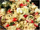 Couscous and Cucumber Salad With Buttermilk- Dill Dressing