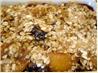 Blueberry Peach Almond Crisp. Recipe by Chris from Kansas