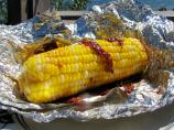 White Corn on the Cob Seasoned With Chipotle Peppers and Butter!