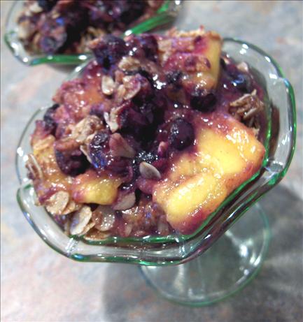 Peach Blueberry Crisp. Photo by Derf