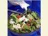 Spring Salad With Chive Blossom Dressing