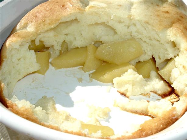 Delicious Puffy Oven-Baked Apple Pancake!. Photo by Bergy
