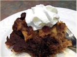 Apple Gingerbread Bread Pudding