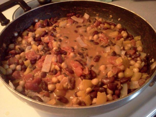 Vegetarian Indonesian Curried Bean Stew. Photo by RiotSundae