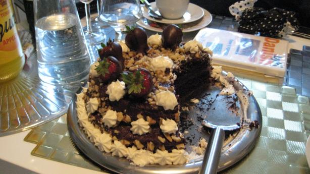 Deep Dark Chocolate Cake. Photo by Chef #1296383