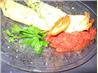 Herbed Crepes With Ricotta, Green Peppers and Tomato Sauce. Recipe by bluemoon downunder
