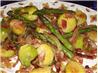 Caramelized Onion-(Sometimes Bacon)-And Pecan Brussels Sprouts