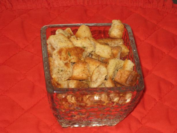 Kittencal's Garlic Croutons. Photo by FrenchBunny