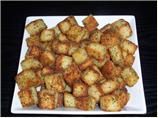 Kittencal's Garlic Croutons. Photo by Kiwipom
